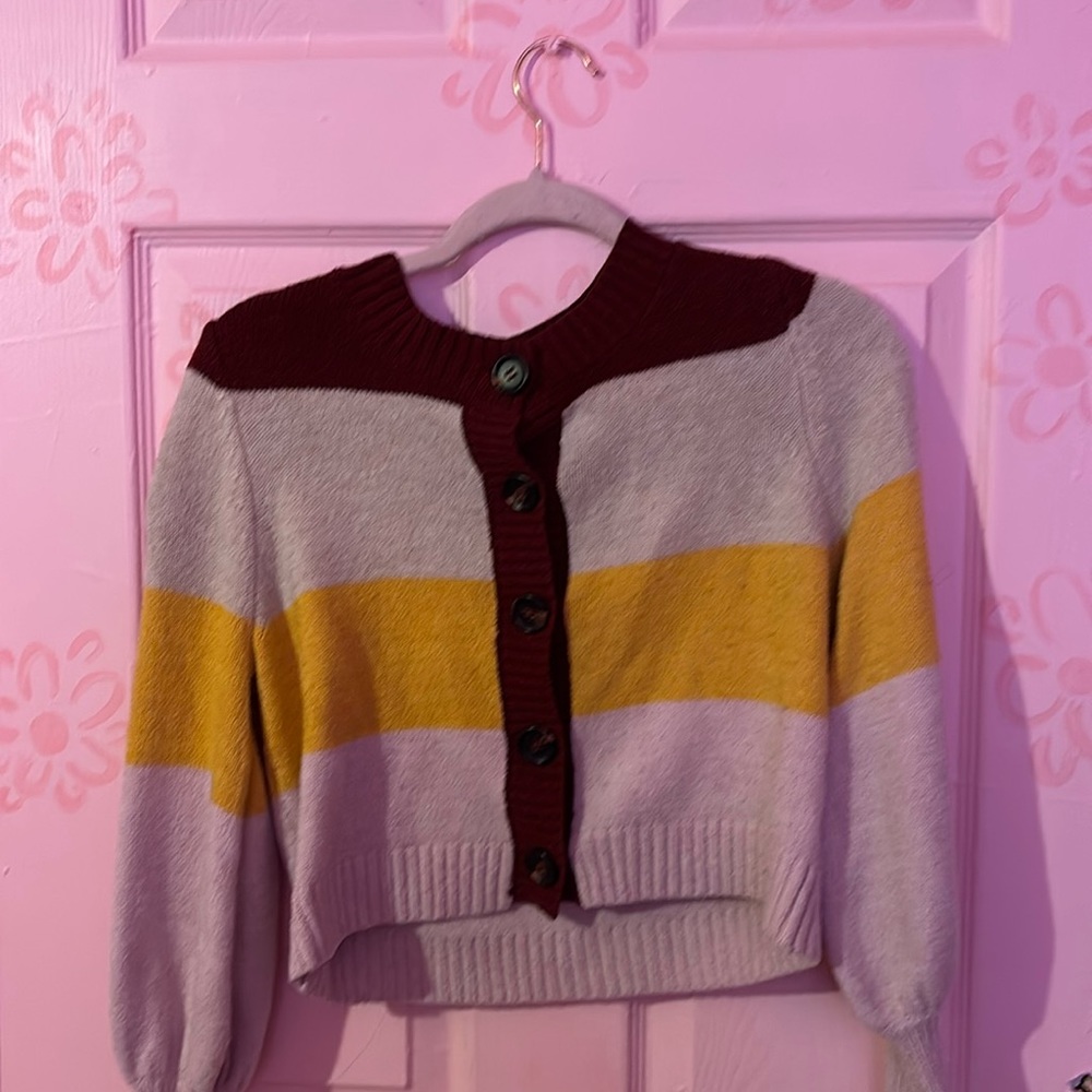 Multicolored fall sweater